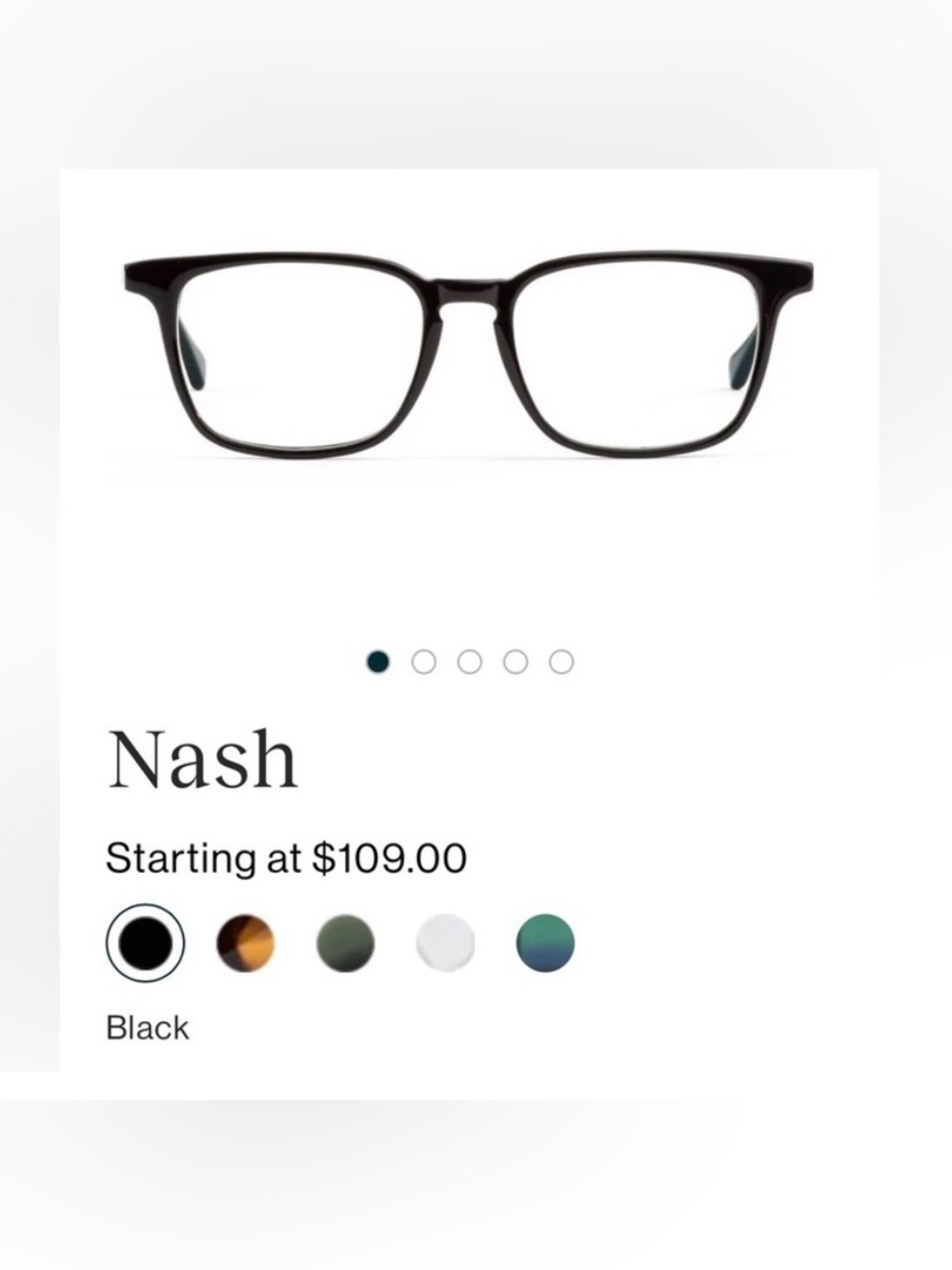 Felix Gray Nash Style Women's Black Blue-Light Blocking Glasses